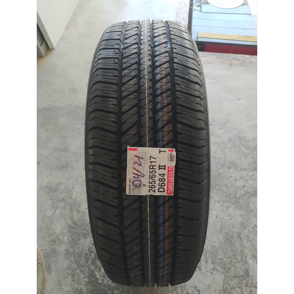 Lốp Bridgestone 265/65R17 D684 Thái Lan