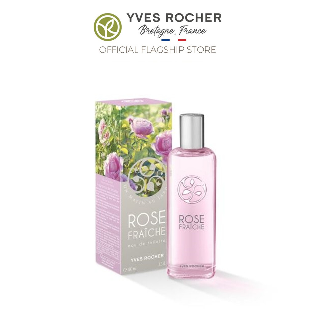 Nước Hoa Yves Rocher Eau De Toilette Fresh Rose 100ml Spray