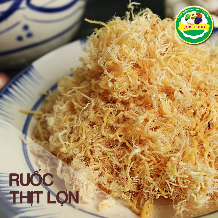 Ruốc Thịt Lợn Nhà Làm Xôi Phú Thượng 1 Kg Chà Bông Heo - Thực Phẩm Chế Biến Sẵn An Toàn