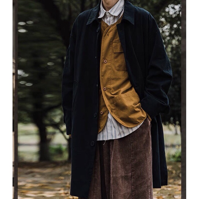 Áo Khoác Giả Măng Tô Phong Cách Vintage