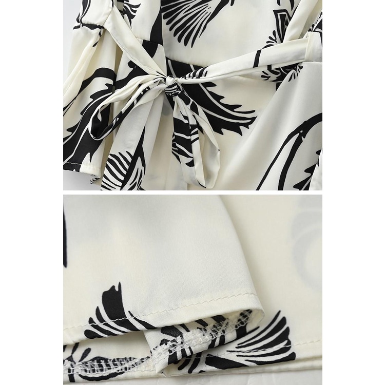 Áo Sơ Mi Voan Hoa Ngắn Tay Thời Trang Mùa Hè Dành Cho Nữ