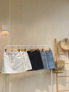Chân váy  Jeans chữ A - 𝑱𝒆𝒂𝒏𝒔 𝑺𝒌𝒊𝒓𝒕