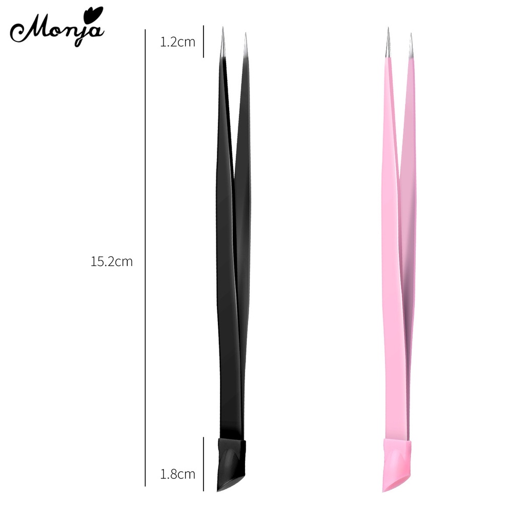 MONJA Nhíp hai đầu chuyên dùng gắn đá trang trí móng tay