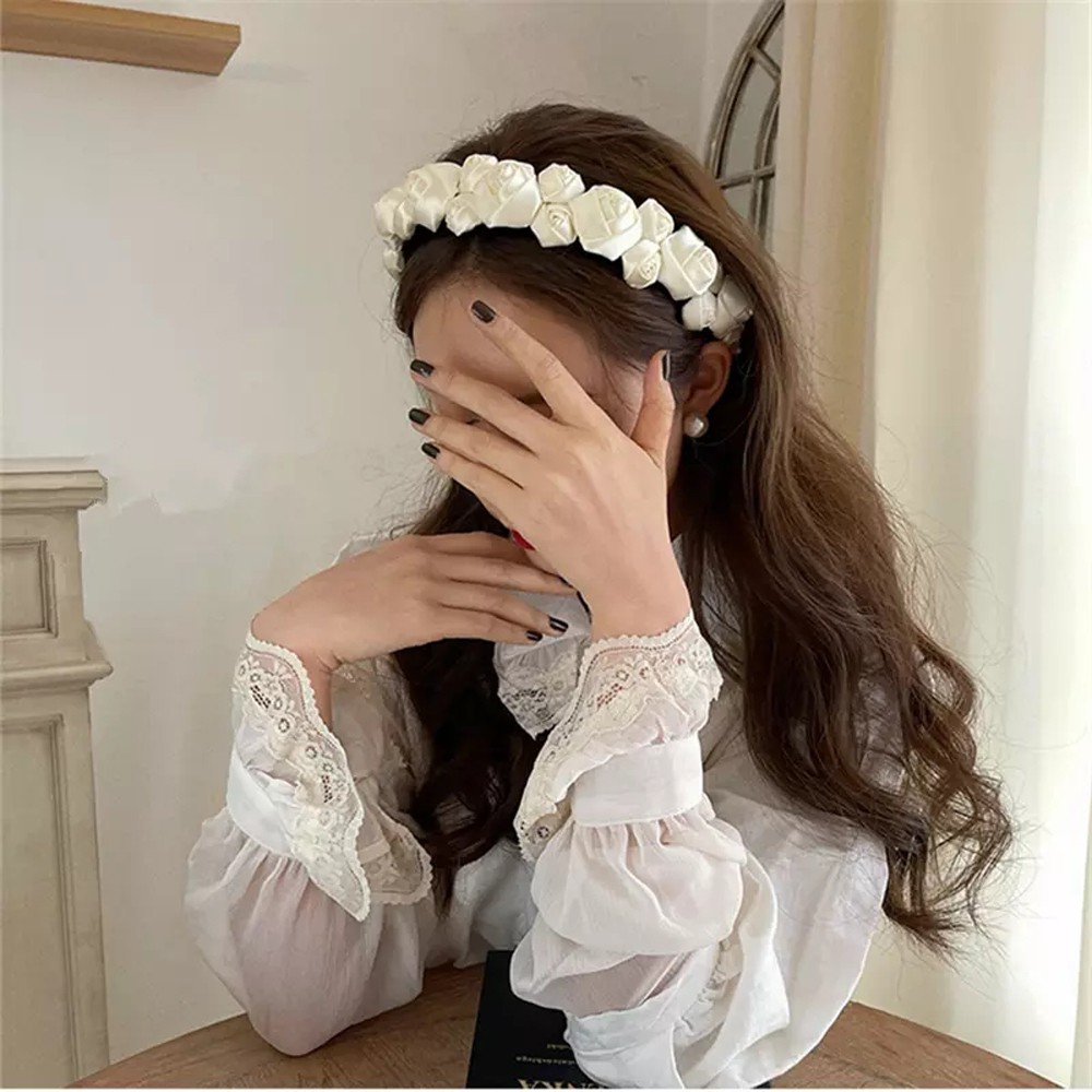 Cài Tóc Hình Hoa Hồng Thời Trang Nữ Tính