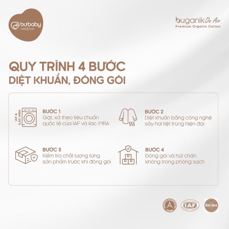 Set sơ sinh Bu Baby Buganik On Air (16 chi tiết)
