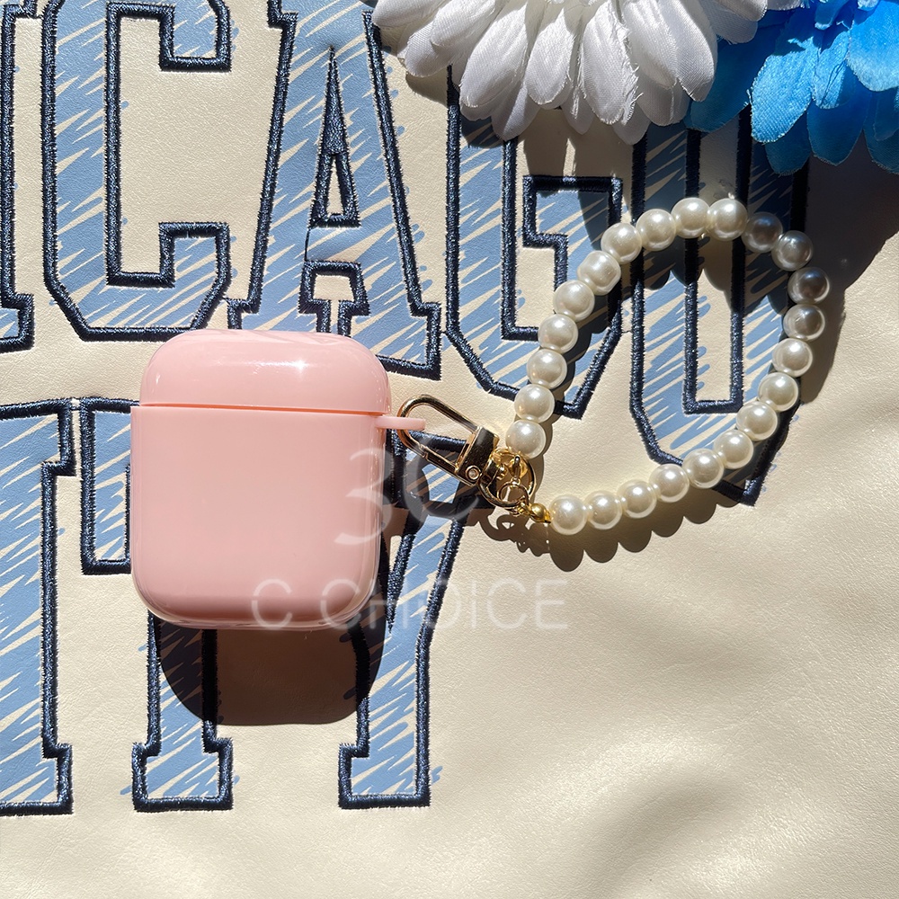 Vỏ Bảo Vệ Hộp Sạc Tai Nghe compatible for airpods 2 Pro 3 2021 Bằng TPU Mềm Chống Rơi Kèm Móc Khóa