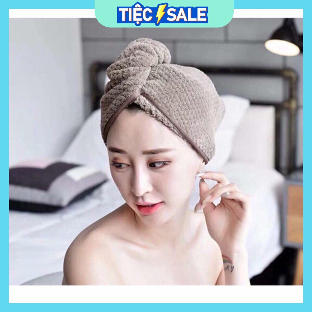 KHĂN Ủ TÓC COTTON HÀN QUỐC _ Giá Bán Sỉ Lẻ