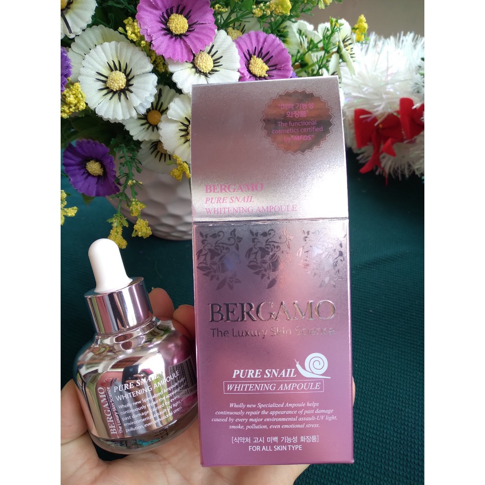 Serum tinh chất trắng da Bergamo Ampoule 30ml