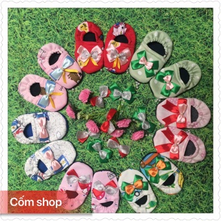 Set 10 đôi giày nỉ thiết kế cho bé gái