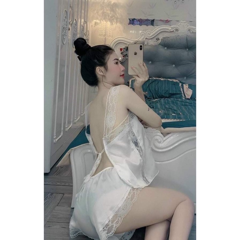 Đồ ngủ sexy, Lụa hai dây siêu mát mùa hè❤️ Freesize | BigBuy360 - bigbuy360.vn