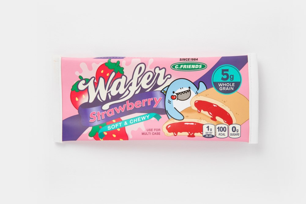 Túi Đựng Bút ARTBOX Hàn Quốc In Hình Chú Boss Với Quả Dâu Tây Xinh Xắn