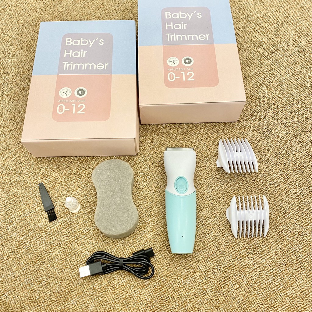 TÔNG ĐƠ CẮT TÓC BABY'S HAIR TRIMMER CHO BÉ FREESHIP Nhiều Cữ Cắt Phù Hợp Mọi Loại Tóc