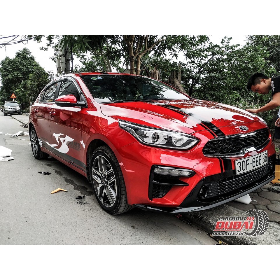 Tem dán sườn xe cerato