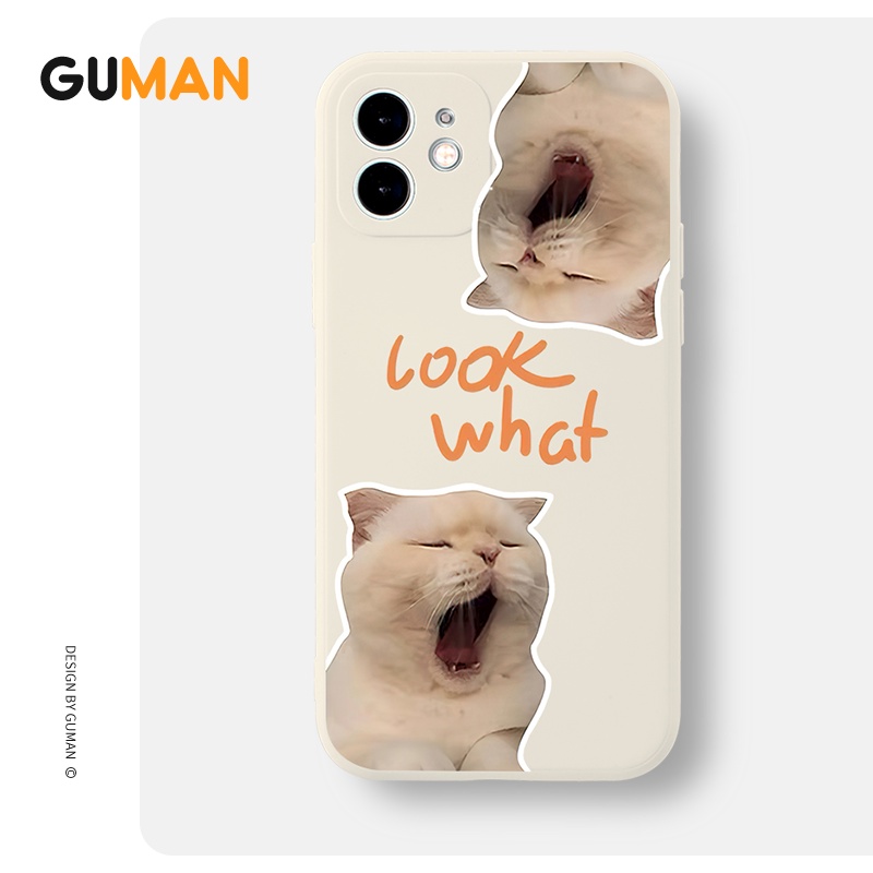 Ốp lưng GUMAN mềm ngộ nghĩnh cặp đôi dễ thương đẹp cho iPhone 14 13 12 11 Pro Max SE 2020 X XR XS 8 7 ip 6S 6 Plus kute XYB572