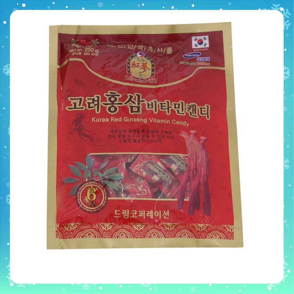 Kẹo sâm hàn quốc 200g kẹo sâm vitamin hàn quốc