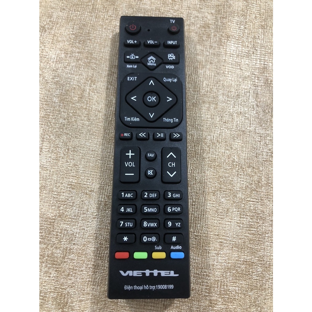 Remote Điều Khiển Dành Cho Đầu Thu TV Viettel, Truyền Hình Internet Viettel