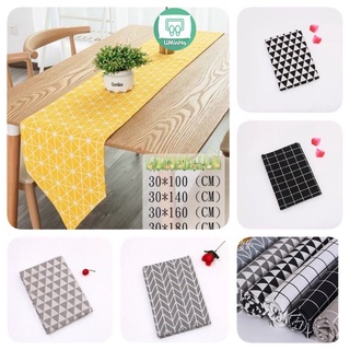 Mua Tấm trải bàn NHỌN  tấm trải đàn piano- Table runner - vải gai họa tiết hiện đại nhiều kích cỡ