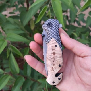 Dao gấp x50 cán bộc gỗ