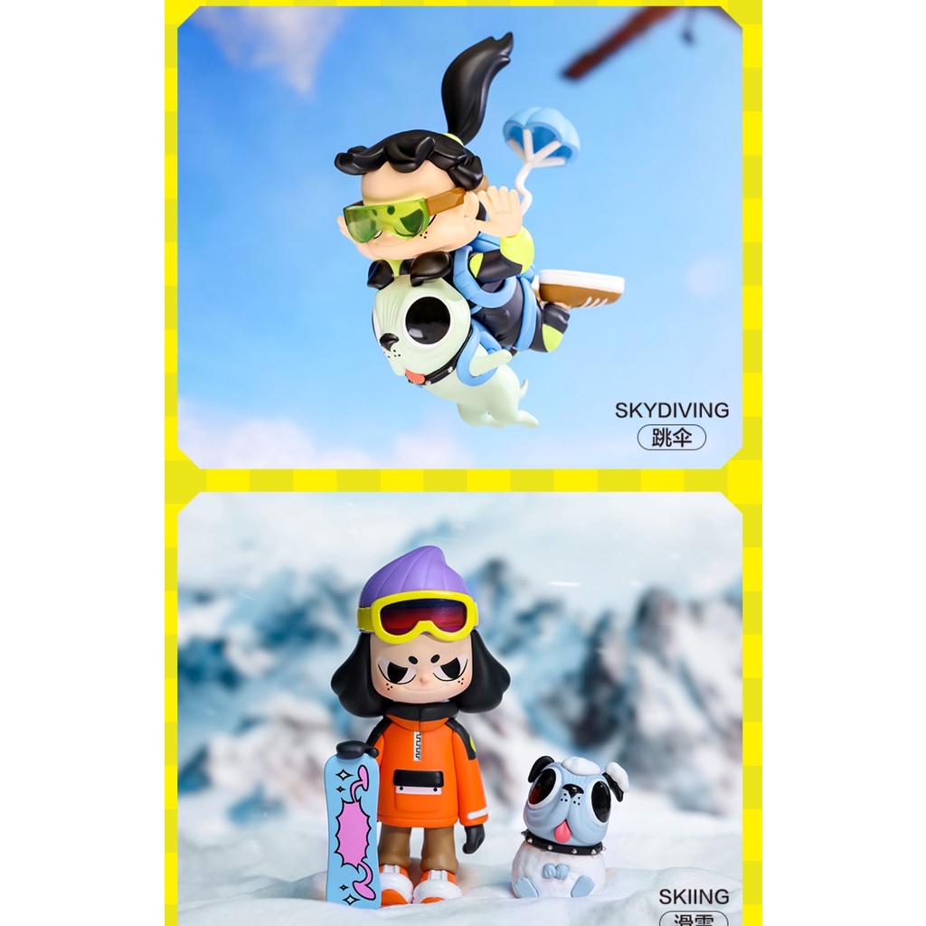 Mô Hình Búp Bê Pop Mart Thể Thao Siêu Dễ Thương