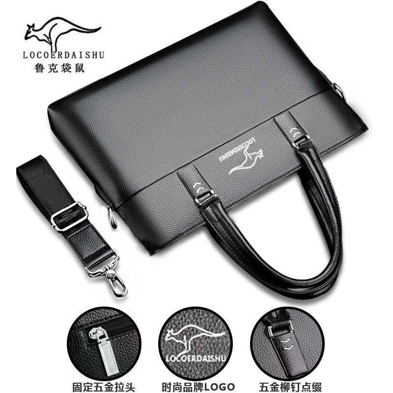 Cặp Táp Da Đựng Máy Tính Phong Cách Doanh Nhân Cho Nam Mã 6-29