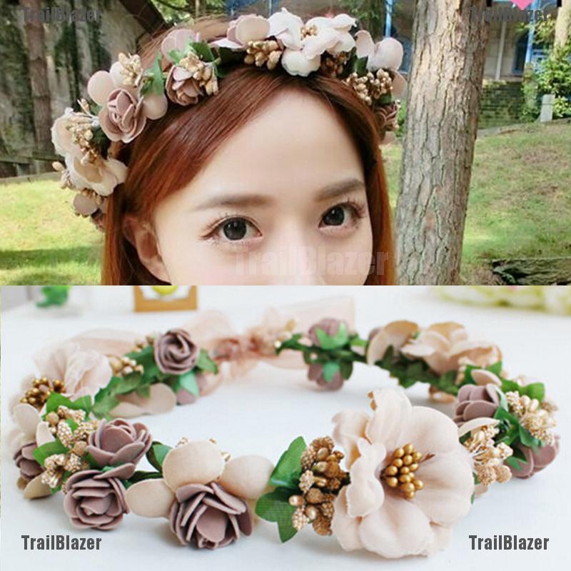 Vòng Hoa Cài Tóc Cho Cô Dâu
