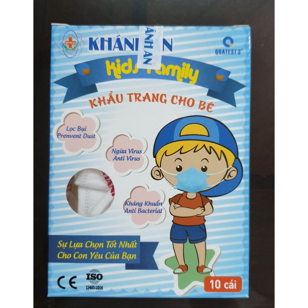 Khẩu trang trẻ em 3D Mask Danasa  trẻ từ 1 đến 3 tuổi kháng khuẩn đại lý đà nẵng phân phối