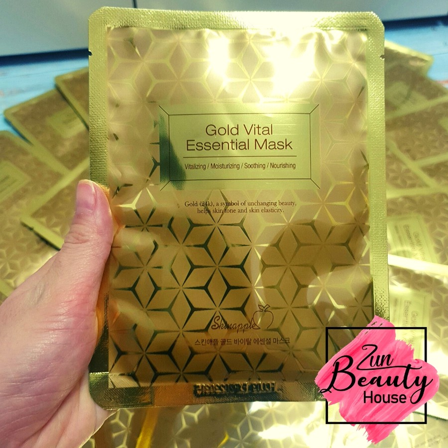 Mặt nạ Tinh chất Vàng Skinapple Chống Lão Hóa -Gold Vital Essential Mask 30g m