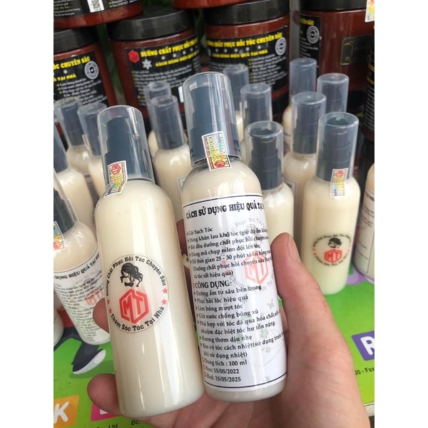 Dưỡng chất phục hồi siêu dưỡng Keratin &amp; Collagen - Dưỡng tóc chuyên sâu 100ml