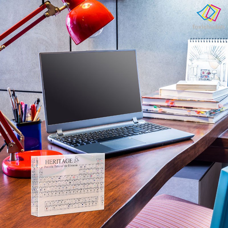 Bảng tuần hoàn hóa học bằng chất liệu acrylic trang trí đẹp mắt dành cho học sinh và giáo viên