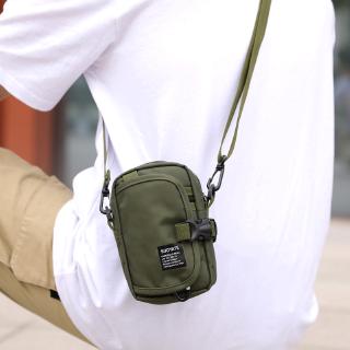Small Diagonal Nylon Bag