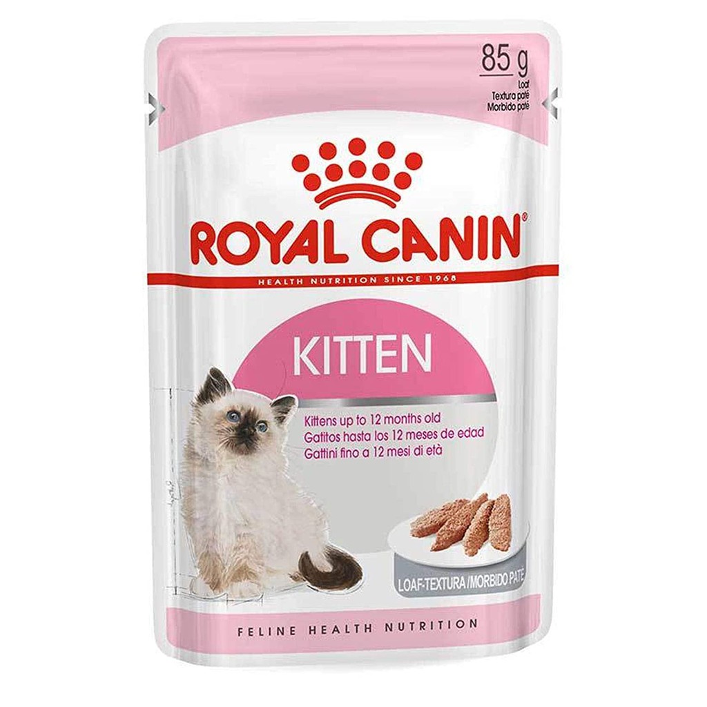Combo 5 Hạt ướt cho mèo con Royal Canin Kitten wet, thức ăn cho mèo con