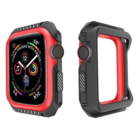 Ốp Case Chống Shock Armor Viền Color cho Apple Watch Series 4/5/6/SE Size 40/44mm.