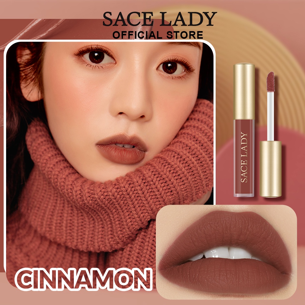 SACE LADY 3 cây Matte Son Môi Bộ Trang Điểm son Môi lì mini chống thấm nước 1.8ml*3
