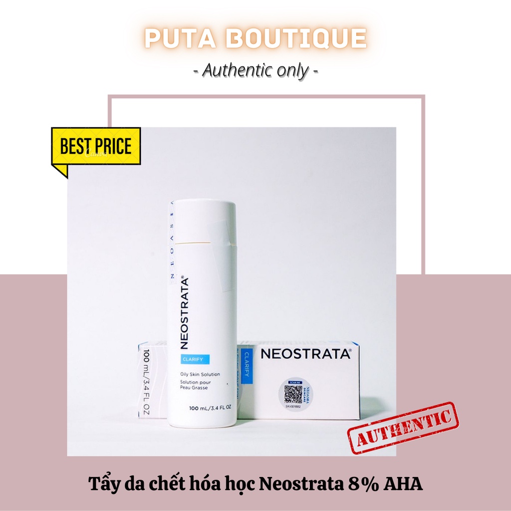 [Tem chính hãng, bản Mỹ] Tẩy da chết hoá học NEOSTRATA 8% AHA hàng chính hãng có tem