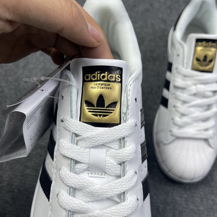 GIày superstar mũi sò màu trắng sọc đen, giày thể thao adidas nam nữ cao cấp sezi 36_43