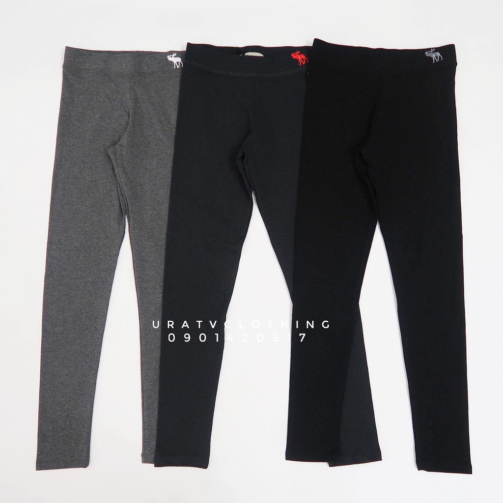 [FREESHIP - ẢNH THẬT] Quần LEGGING DÀI THÊU ABER