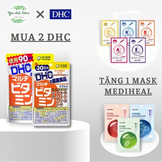 Viên uống vitamin tổng hợp DHC Nhật Bản tặng mặt nạ Mediheal