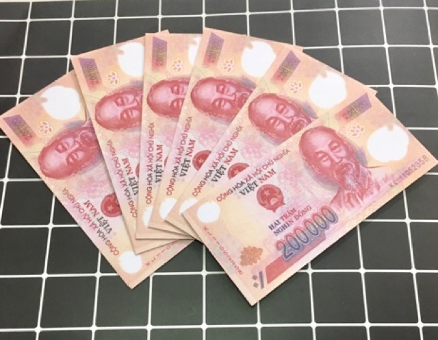 Combo 12 Phong bao lì xì năm mới tờ đô 2 đô 100 đô 200k