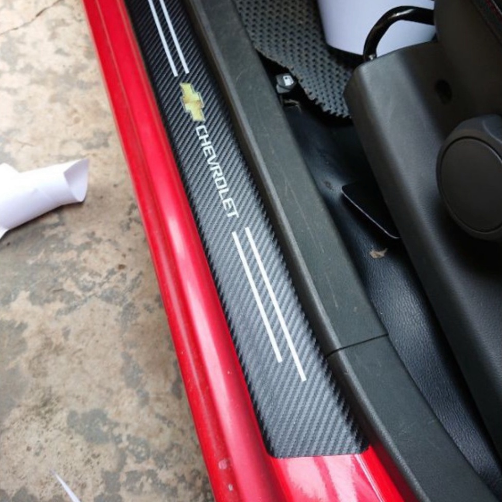Nẹp Dán Vân Carbon Chống Trầy Xước Bảo Vệ Bậc Cửa Xe Hơi/ Bảo Vệ Cốp Sau Xe Hơi Cho Nhiều Hãng Xe sasa