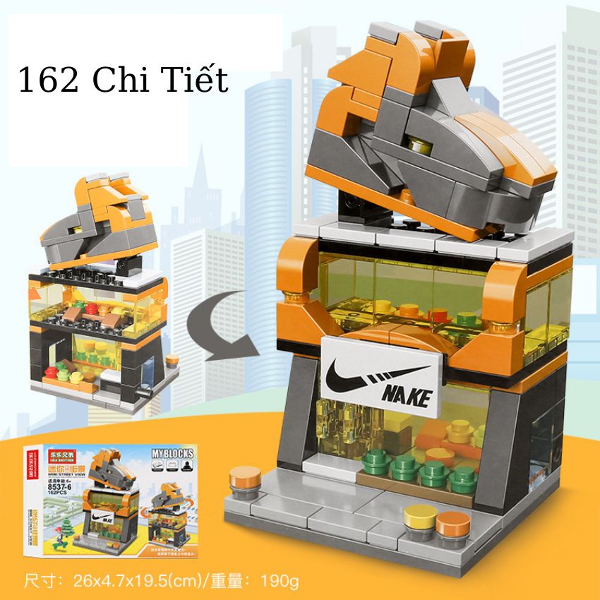 Bộ Đồ Chơi Le.go Mini Cửa Hàng Dành Cho Bé Trai và Bé Gái