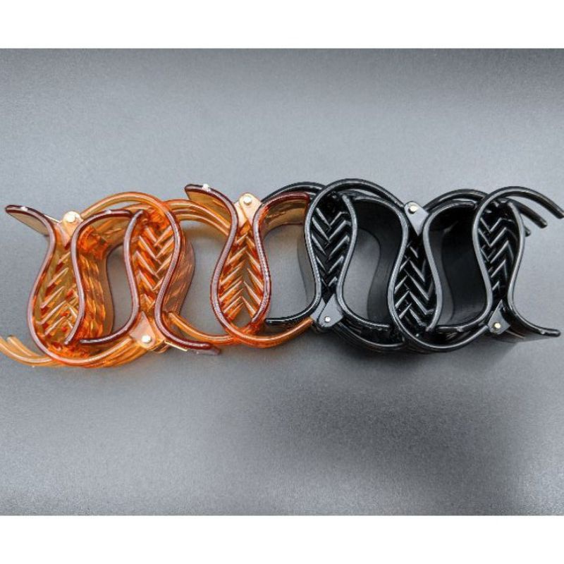 Sét 12 kẹp tóc càng cua nữ:3 răng-5 răng nhiều màu