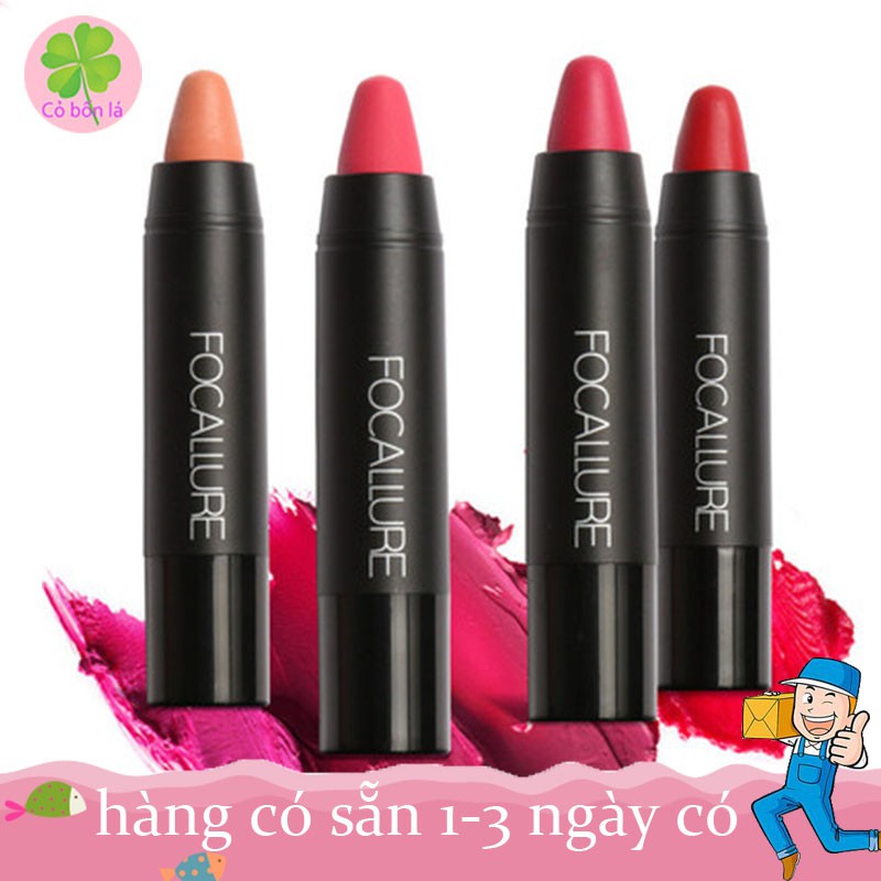 Son Thỏi FOCALLURE Màu Lì Tươi Tắn Lâu Trôi Cả Ngày