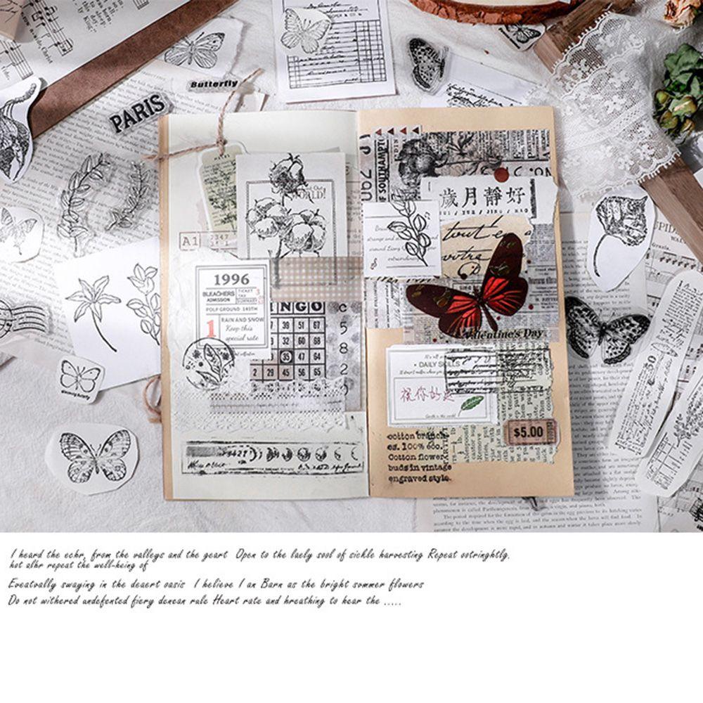 Con Dấu Silicon Mềm Hình Hoa Lá Trang Trí Nhật Ký DIY