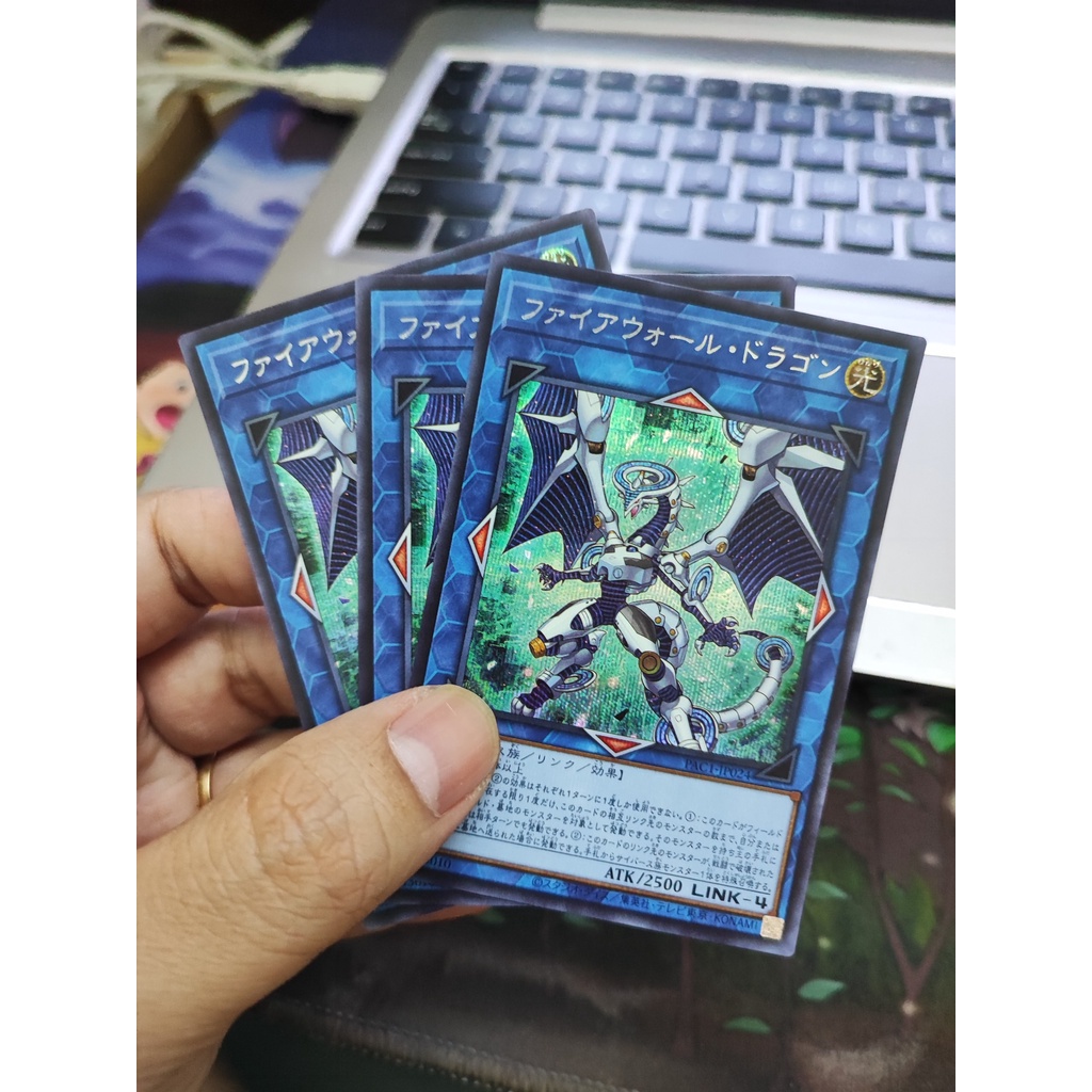 1 lá thẻ bài PAC1-JP024 - Firewall Dragon - Secret Rare