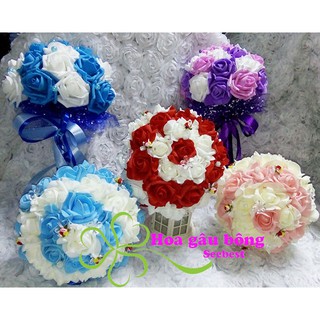 Hoa cưới cầm tay Cd loai mới