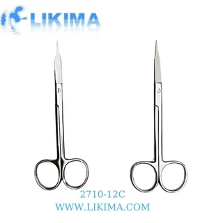 Kéo cong Goldman Fox 12cm Dụng cụ nha khoa: Dụng cụ kéo - Scissors – 2710-12C Likima
