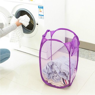 Sọt lưới đựng quần áo, đồ chơi gấp gọn đa năng