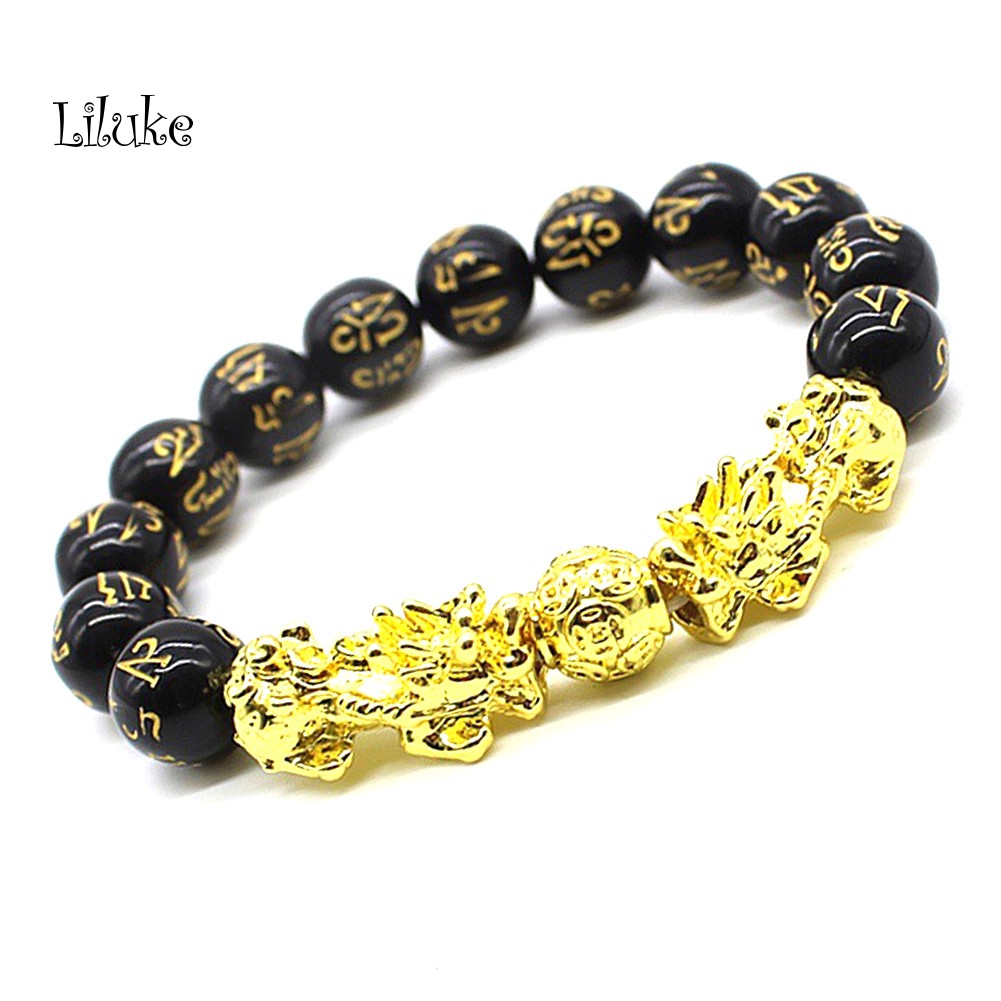 [LK] Vòng Tay Bùa Hộ Mệnh Pi Xiu Charm Mantra May Mắn Phong Thủy