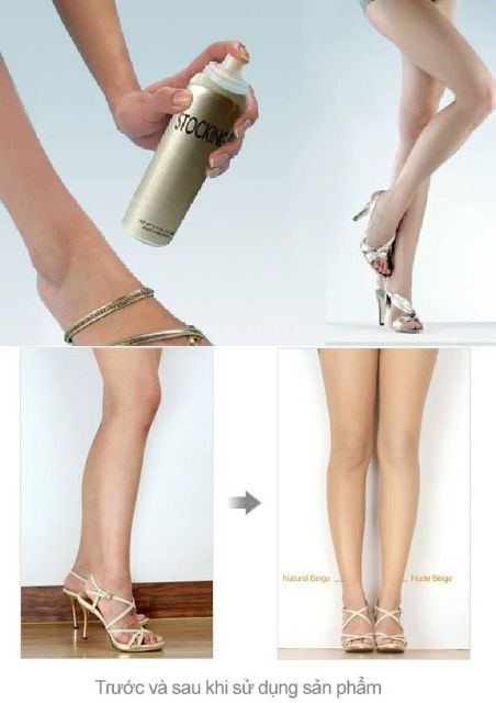 👢TẤT PHUN DẠNG KEM (VỚ XỊT CHÂN) SILK STOCKING