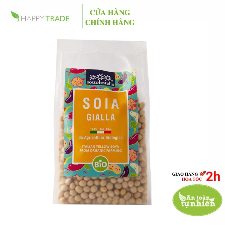 Hạt đậu nành hữu cơ Sottolestelle 400g